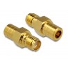 DeLOCK 88829 SMA SMB Gold cable interface/gender adapter
