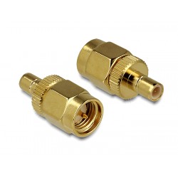 DeLOCK 88830 SMA SMB Gold cable interface/gender adapter