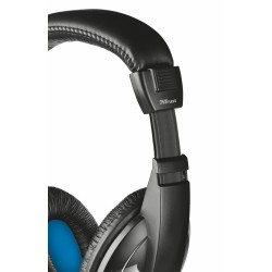 Trust 21661 headset Binaural Head-band Black