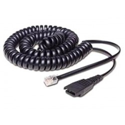 Jabra QD/RJ10 Black telephony cable