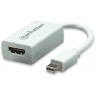 Manhattan 151399 cable interface/gender adapter HDMI FM mini DisplayPort M White