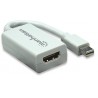 Manhattan 151399 cable interface/gender adapter HDMI FM mini DisplayPort M White