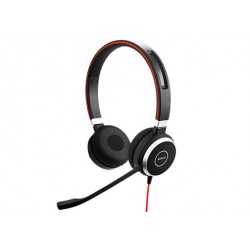 Jabra Evolve 40 MS Stereo headset Binaural Head-band Black