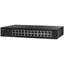 Cisco SF110-24 Unmanaged L2 Fast Ethernet (10/100) Black 1U