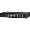Cisco SF110-24 Unmanaged L2 Fast Ethernet (10/100) Black 1U
