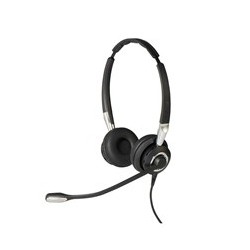 Jabra Biz 2400 II QD Duo UNC headset Binaural Head-band Black, Silver