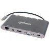 Manhattan SuperSpeed USB-C to 7-in-1 Docking Station interface hub