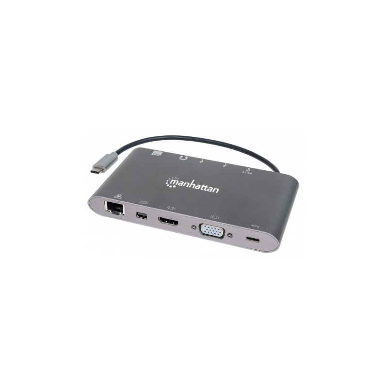 Manhattan SuperSpeed USB-C to 7-in-1 Docking Station