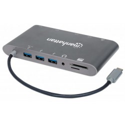 Manhattan SuperSpeed USB-C to 7-in-1 Docking Station interface hub
