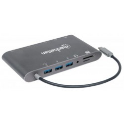 Manhattan SuperSpeed USB-C to 7-in-1 Docking Station interface hub