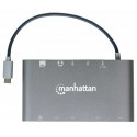 Manhattan SuperSpeed USB-C to 7-in-1 Docking Station