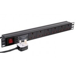 Dynamode PDU-6WS-H-SP-1U-3M power distribution unit (PDU) Black 6 AC outlet(s)