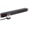 Dynamode PDU-6WS-H-SP-1U-3M power distribution unit (PDU) Black 6 AC outlet(s)