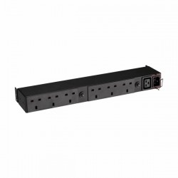 Eaton EFLX6B 6AC outlet(s) 1U Black power distribution unit (PDU)
