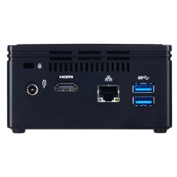 Gigabyte GB-BACE-3160 PC/workstation barebone 1.6 GHz J3160 0.69L sized PC Black