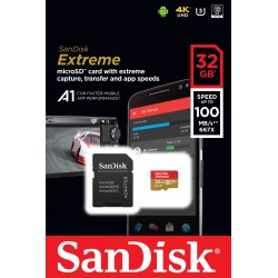 Sandisk Extreme memory card 32 GB MicroSDHC Class 10 UHS-I