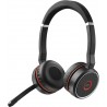 Jabra Evolve 75 UC Stereo headset Binaural Head-band Black, Red