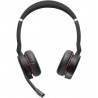 Jabra Evolve 75 UC Stereo headset Binaural Head-band Black, Red
