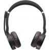 Jabra Evolve 75 UC Stereo headset Binaural Head-band Black, Red