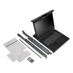 Vertiv Avocent LCD Local Rack Access Console, 8P KVM, 8 CABLES, USB KB-GER