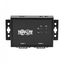 Tripp Lite RS-422/RS-485 USB to Serial FTDI Adapter with COM Retention (USB-B to DB9 F/M), 2 Ports interface hub