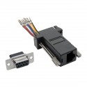 Tripp Lite DB9 to RJ45 Modular Serial Adapter (F/F), RS-232, RS-422, RS-485