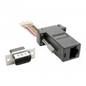 Tripp Lite DB9 to RJ45 Modular Serial Adapter (M/F), RS-232, RS-422, RS-485