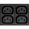 Tripp Lite 3.3/3.7kW Single-Phase Monitored PDU, LX Platform Interface, 208/230V Outlets (18 C13/2 C19), C20/L6-20P, 0U 90 cm