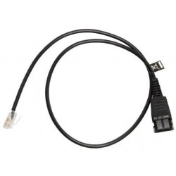 Jabra 8800-00-94 telephony cable 0.5 m Transparent, Black