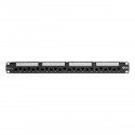 Tripp Lite 24-Port 1U Rack-Mount Cat6a/Cat6/Cat5e 110 Patch Panel with Cable Management Bar, 110 Punchdown, RJ45