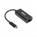 Tripp Lite USB-C to Gigabit Network Adapter with Thunderbolt 3 Compatibility – Black