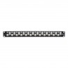 Tripp Lite 24-Port 1U Rack-Mount Cat6a/Cat6/Cat5e Offset Feed-Through Patch Panel with Cable Management Bar, RJ45 Ethernet