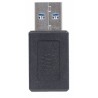 Manhattan 354653 USB A USB C Black cable interface/gender adapter
