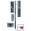 Tripp Lite 22.2kW 3-Phase Switched PDU, LX Platform Interface, 220/230V Outlets (24 C13/6 C19), Touchscreen LCD, IEC 309 32A Red