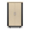 APC NetShelter CX 24U rack Freestanding rack Grey, Oak