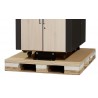 APC NetShelter CX 24U rack Freestanding rack Grey, Oak