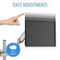 V7 Dual Touch Adjust Monitor Mount