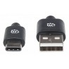 Manhattan 354912 USB cable 0.5 m USB A USB C Male Black