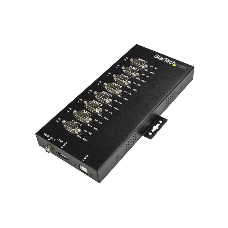 StarTech.com 8-Port Industrial USB to RS-232/422/485 Serial Adapter - 15 kV ESD Protection