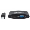 Manhattan 152709 cable interface/gender adapter Mini DisplayPort HDMI/VGA Black