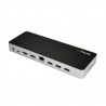 StarTech.com USB-C Dual-4K Monitor Docking Station for Laptops - 60W USB Power Delivery - SD Card Reader