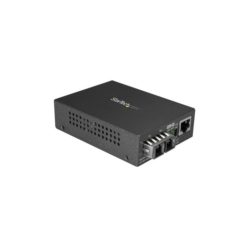 StarTech.com Gigabit Ethernet to SC Fiber Media Converter - 1000Base-SX - Multimode 550 m