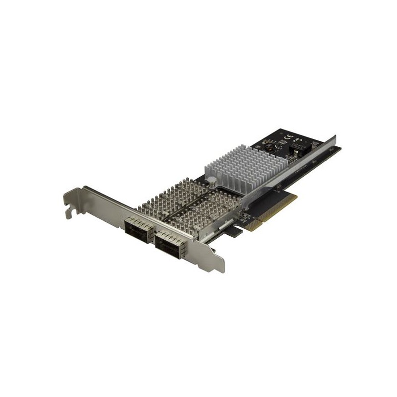 StarTech.com Dual-Port QSFP+ Server NIC Card - PCI Express - Intel Chip