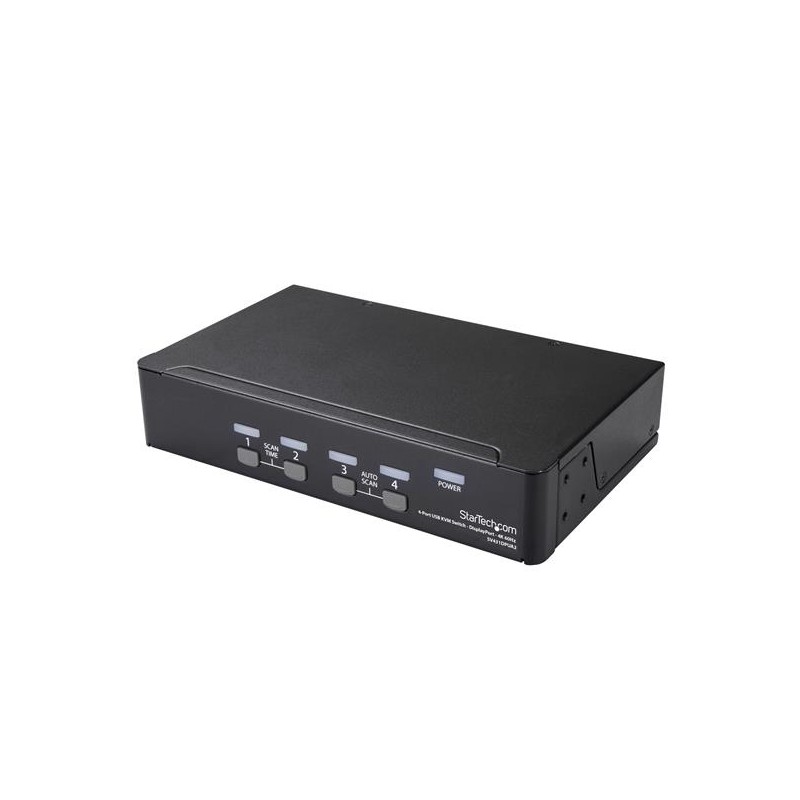 StarTech.com 4 Port DisplayPort KVM Switch with 4K 60Hz Resolution