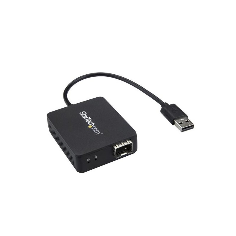 StarTech.com USB 2.0 to Fiber Optic Converter - Open SFP