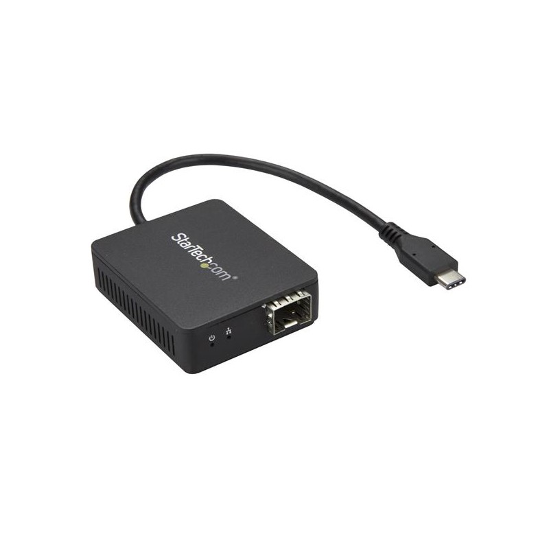 StarTech.com USB-C to Fiber Optic Converter - Open SFP