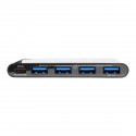 Tripp Lite 4-Port USB 3.1 Hub, 4x USB-A, Thunderbolt 3—PD Charging, Black