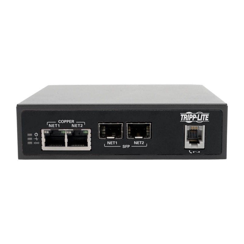 Tripp Lite 8-Port Serial Console Server with Built-In Modem, Dual GbE NIC,  Flash and Dual SIM