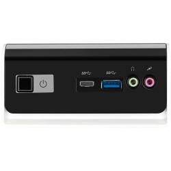 Gigabyte GB-BLCE-4000C PC/workstation barebone BGA 1090 1.10 GHz N4000 Black, White