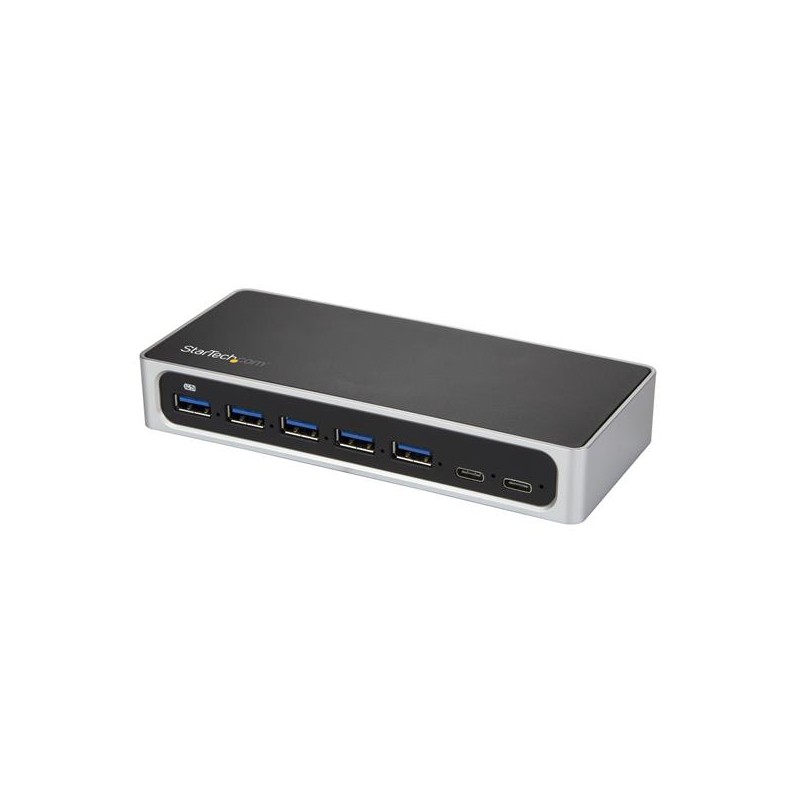 StarTech.com 7-Port USB-C Hub - USB-C to 5x USB-A and 2x USB-C - USB 3.0